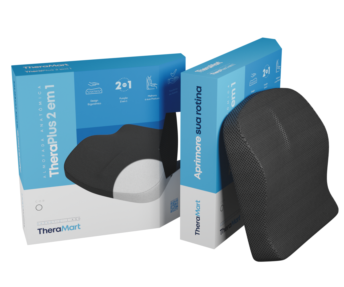 Cojín 2 en 1 TheraPlus Negro