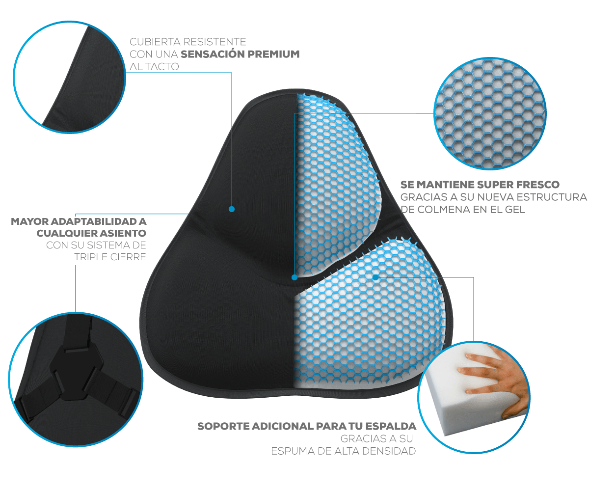 Cojín soporte lumbar TheraBack