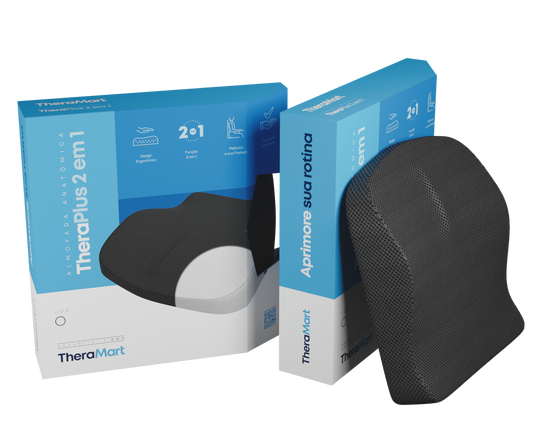 Cojín 2 en 1 TheraPlus Negro